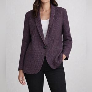 Vintage/Y2K Plaid Women's  Blazer Jacket Tailored In USA From Imported Fabrics